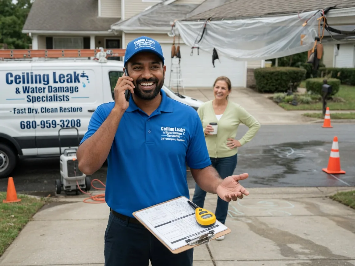 Ceiling Leak Cleanup New Albany, OH FAQs